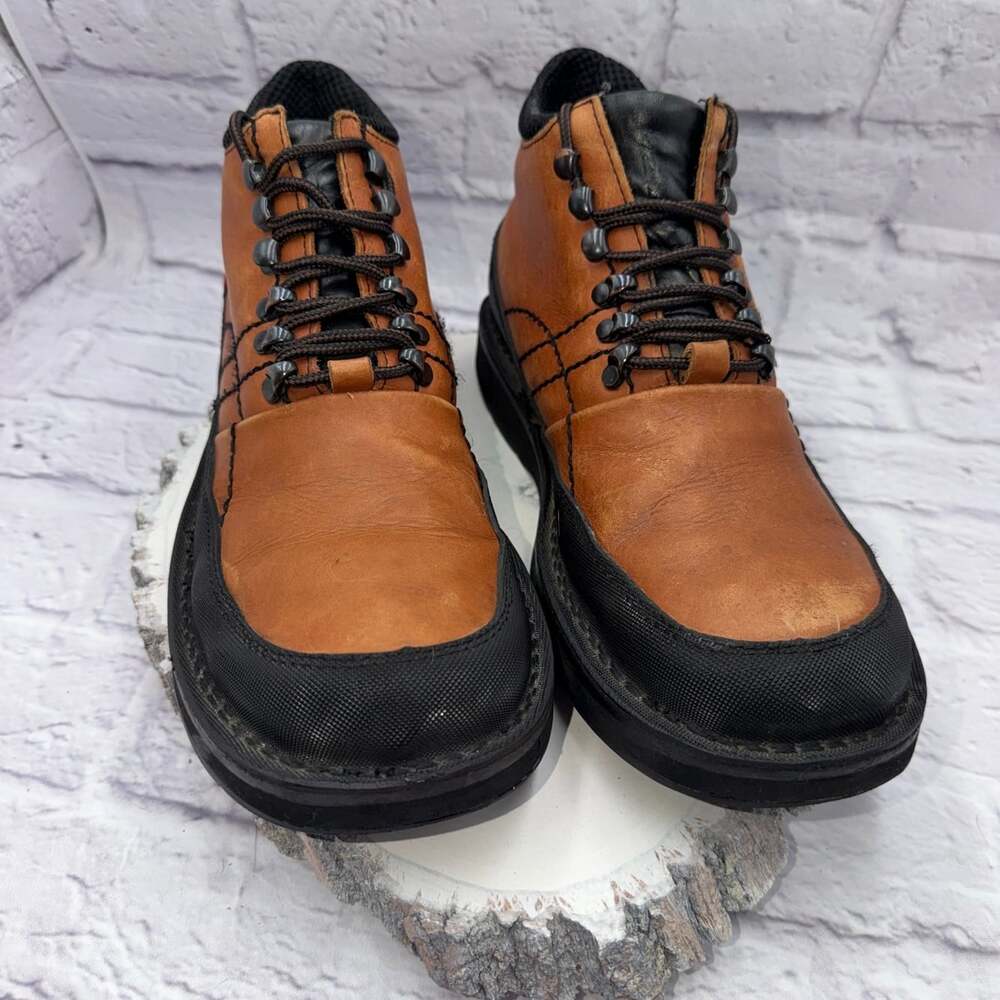 VTG Polo Jeans Co. Ralph Lauren Men’s 10D Hiking Sport Mountain Leather Boots - Picture 8 of 12
